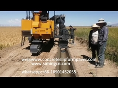 Mecanizada pavimentadora de forma deslizante 3000 mm Máquina de hormigón de forma deslizante ancha