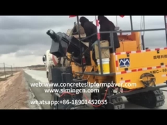 0-2500mm Máquina de deslizamiento de forma de curva de hormigón