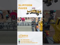 Caso de construcción con pavimentadora de encofrado deslizante de hormigón: Registro real de un sitio de pavimentación de alta calidad