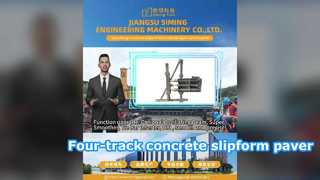 Extendedora de hormigón deslizante para pavimentación de carreteras y construcción de aeropuertos