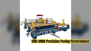 La pavimentadora de encofrado deslizante SMC 6800 es un éxito en la construcción en el extranjero